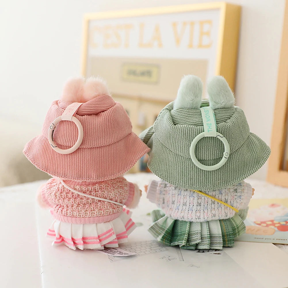 Labbubu Mini Doll Clothes Outfit Soft Knitted Sweater Suit Toy Gifts - petguardiansupplies