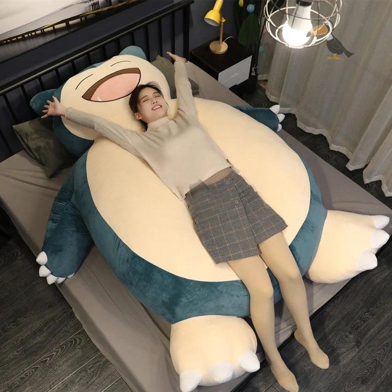 200/150cm Giant Snorlax Plush Pokemon Plush Toys Kawaii Soft Snorlax Leather Shell Plushie NO Filling Pillow Gifts for Children - petguardiansupplies