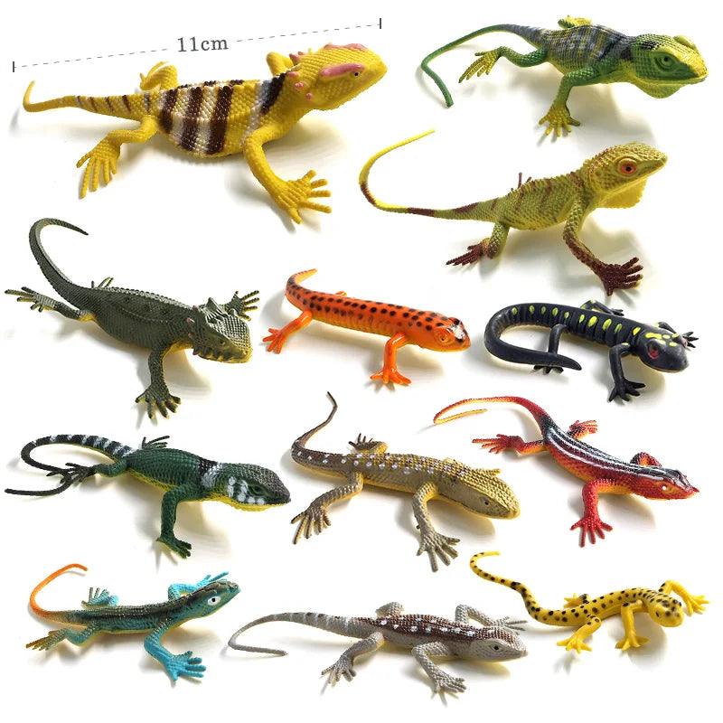 12Pcs Insect Spider Butterfly Fish Dinosaur Dog Cat Horse Figurine Farm Animal Model Action Figure Hot Toy Set For Children Gift - petguardiansupplies