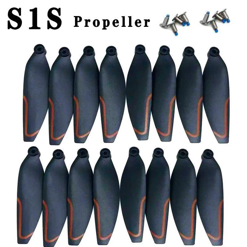 S1S Front Rear Arm S1S Propeller Blade S1S Spare Parts RC Dron Accessories Drone Replacement Accessories Black - petguardiansupplies