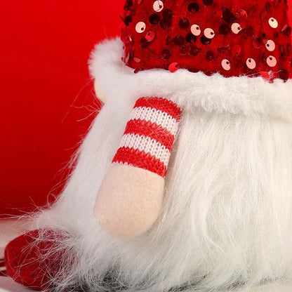 30cm Christmas Doll Elf Gnome with Led Light Christmas Decorations for Home Xmas Navidad New Year 2023 Children's Gifts - petguardiansupplies