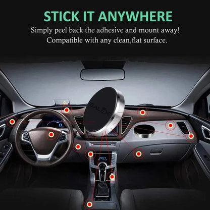 Magnetic Phone Car Holder Universal Magnetic Mount Bracket Stick on Car Dashboard Wall for iPhone Xiaomi Huawei Car Phone Holder - petguardiansupplies