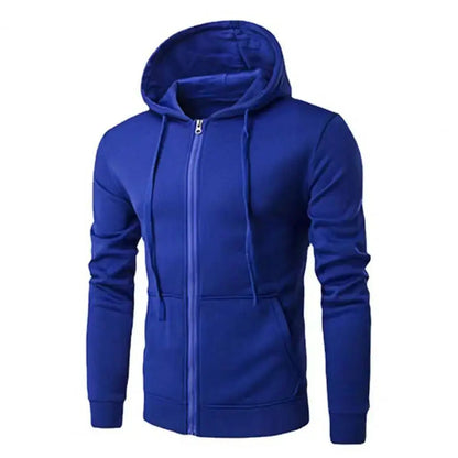 Autumn Men Sweatshirts Long Sleeve Jacket Hoodie Zipper Closure Jacket Male Hoodies Sweatshirt Slim Fit Male Clothing - petguardiansupplies