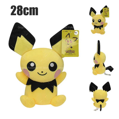 Kawaii Pichu Original Pokemon Plush Doll Cartoon Pokemon Peluche Stuffed Toy Birthday Ornaments Gift for Kids - petguardiansupplies