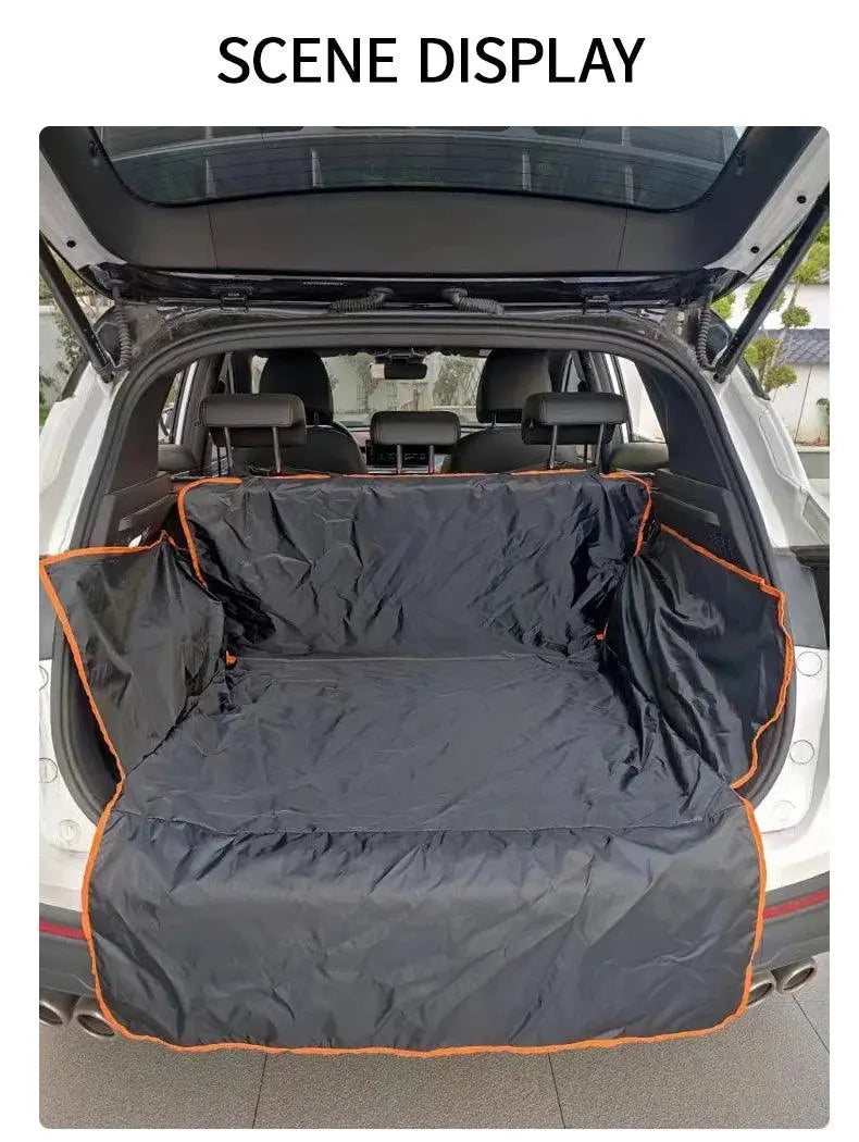 SUV Cargo Liner for Dogs, Waterproof Pet Cargo Cover Dog Seat Cover Mat for SUVs Sedans Vans - petguardiansupplies