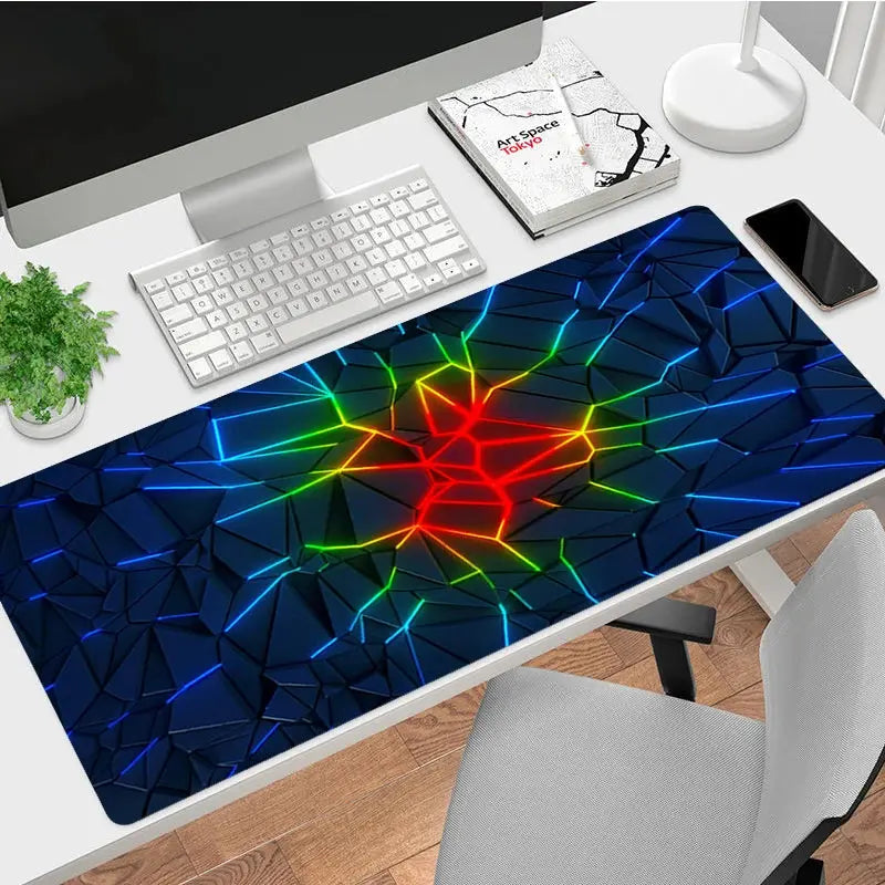 Computer Mouse Pad Gaming Accessories Large Mause Pad Sense of Science and Technology Printing Deskmat Keyboard Pad Mausepad - petguardiansupplies