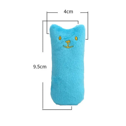 Teeth Grinding Catnip Toys Cute Funny Interactive Plush Teeth Grinding Relaxation Cat Chewing Vocal Toy Bite-resistant Pet Toys - petguardiansupplies