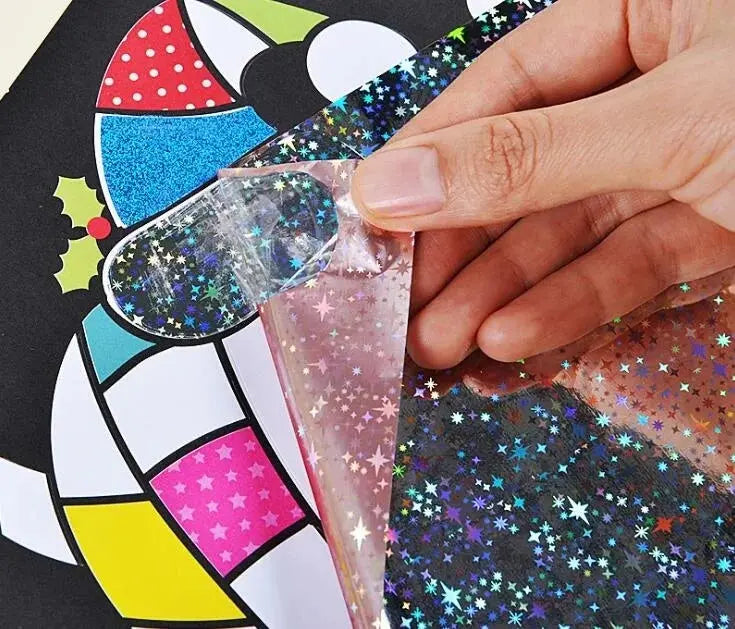 DIY Magic Transfer Painting Crafts Kids Arts And Crafts Educational Toys For Children Cartoon Creative Learning Drawing Toys - petguardiansupplies