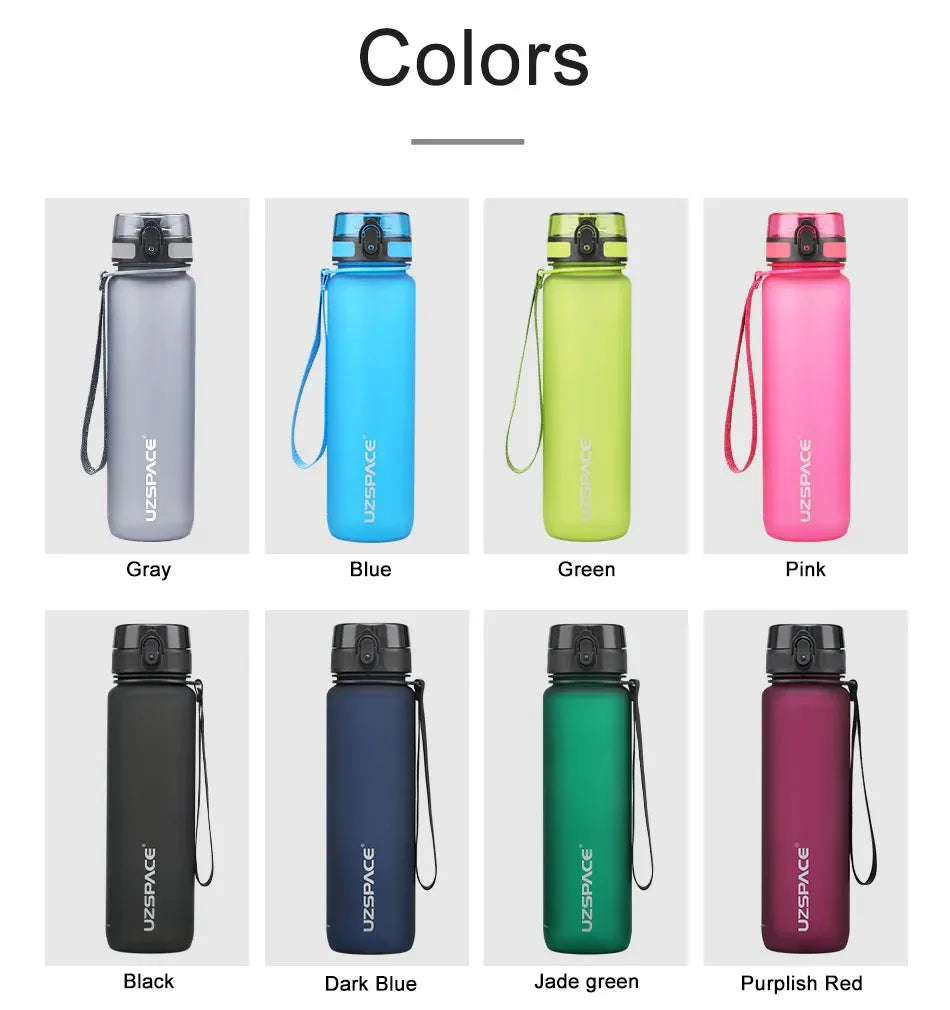 Hot Sale 500/1000ML Sports Water Bottle Shaker Outdoor Travel Portable Leakproof Drinkware Tritan Plastic Drink Bottle BPA Free - petguardiansupplies