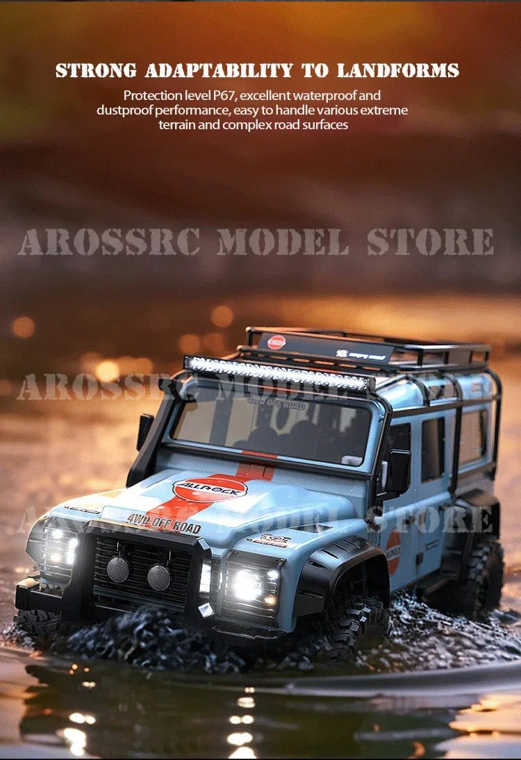 New MJX 1/8 FOC Sensory Brushless H8H Westward ALLLOCK The Defender Simulation Climbing Model RC Car 2S/3S - petguardiansupplies