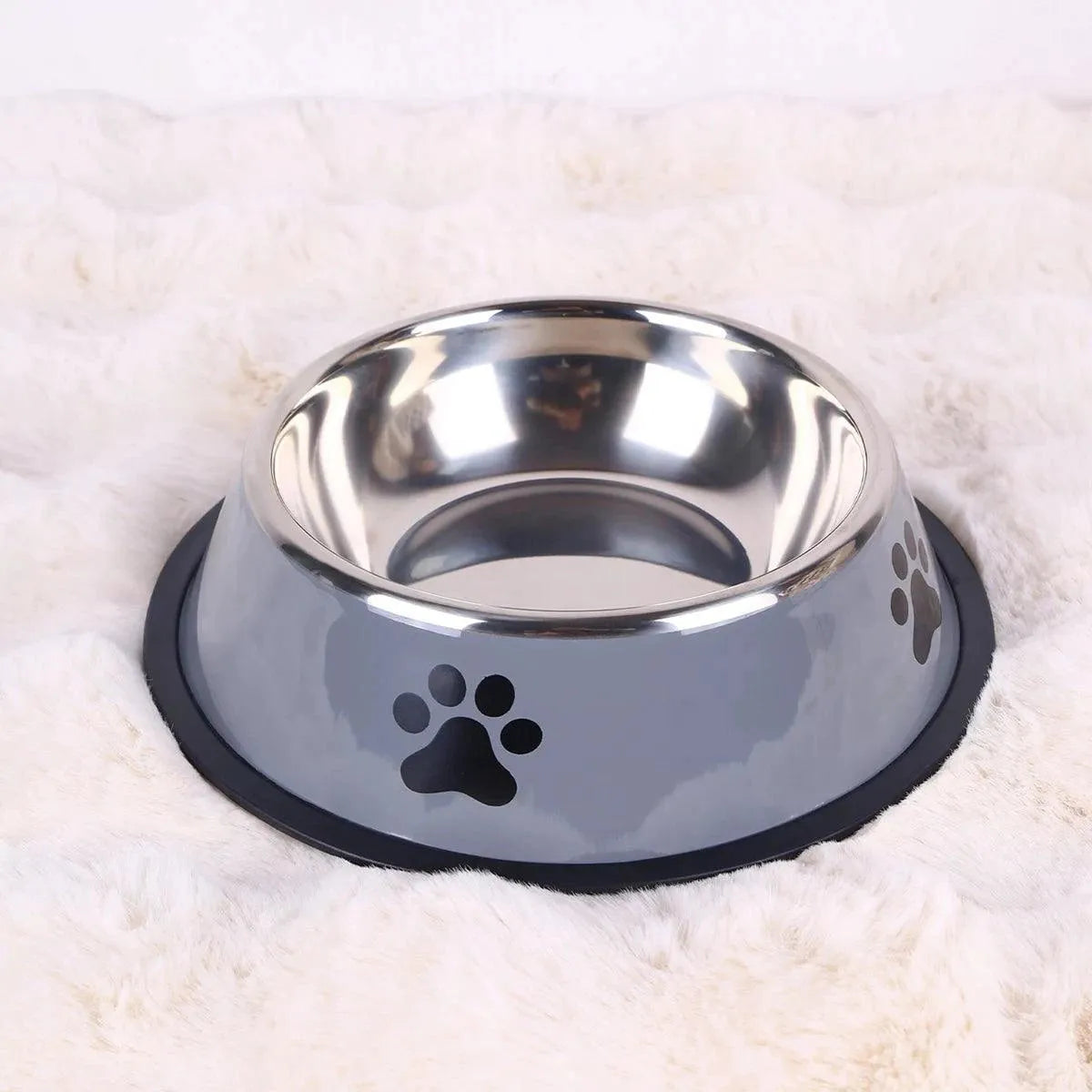 1PC Stainless Steel Pet Bowl Cat Bowl Dog Food Bowl Multi-Specification Anti-fall Food Bowl Food Bowl Feeding Pet Supplies - petguardiansupplies