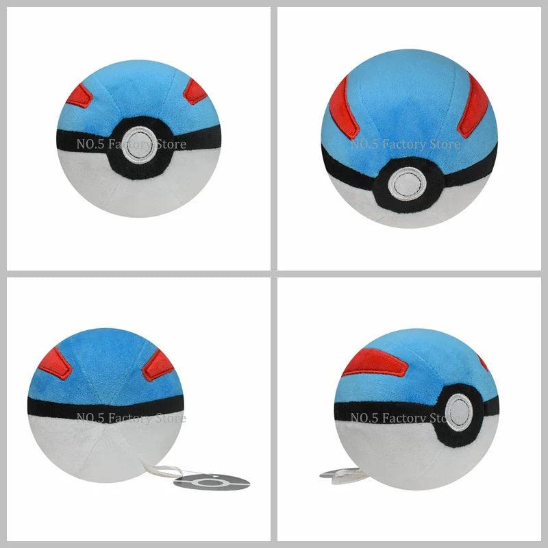 9Styles Pokemon Plush Pokeball Stuffed Toy Master Ball Poke Ball Great Ball Beast Ball Dusk Ball Hisuian Ultra Ball Peluche Doll - petguardiansupplies