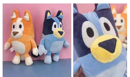 28cm 17cm Bluey Family Plush Toys Cute Simulation Pet Dog Patrol Bingo Sister Kawai Plush Children's Toy Doll Birthday Gift Toy - petguardiansupplies