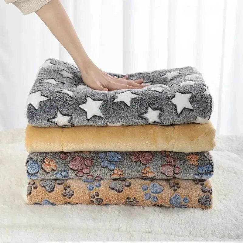 Flannel Pet Sleeping Mat Dog Bed Cat Litter Puppy Bed Dog Sofa Lovely Mattress Cushion for Small Large Dog Blanket Pet Supplies - petguardiansupplies