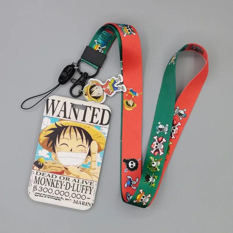 ONE PIECE Id Card Holders Boa·Hancock Card Wallets Luffy HD Printing Credential Holder Nami ABS Campus Long Rope Badge Holder - petguardiansupplies