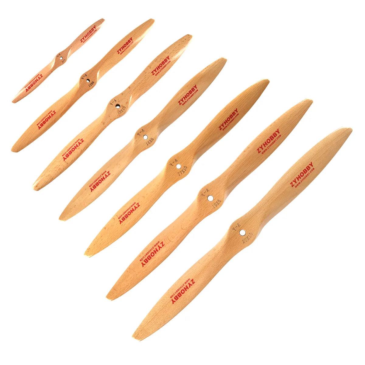 ZYHOBBY CW Wooden Propeller For Gasoline RC Airplane 16x6 16x8 16x10 18x8 18x10 19x8 19x10 20x8 20x10 21x10 22x8 22x10 - petguardiansupplies