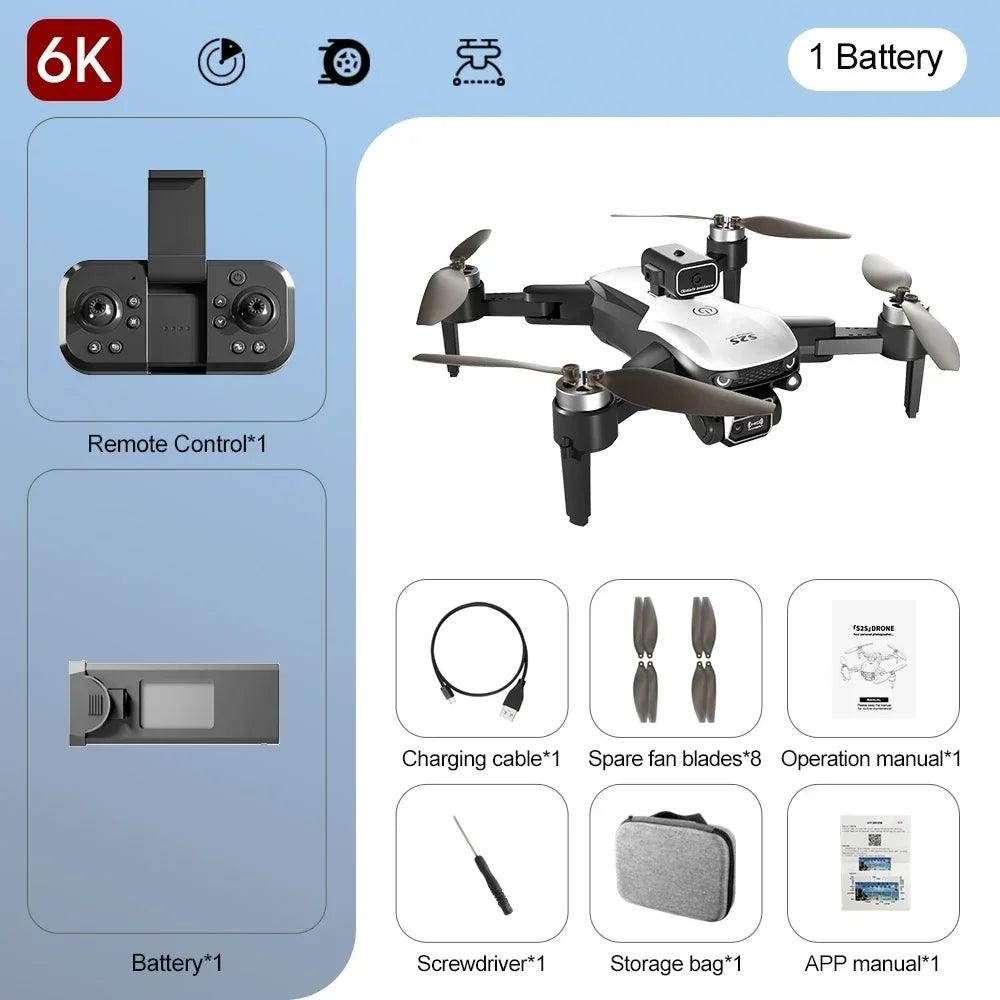 2024 New S2S RC Drone 8K HD Professional Dual Camera Brushless Motor Obstacle Avoidance Smart Aircraft Foldable Quadcopter Toys - petguardiansupplies