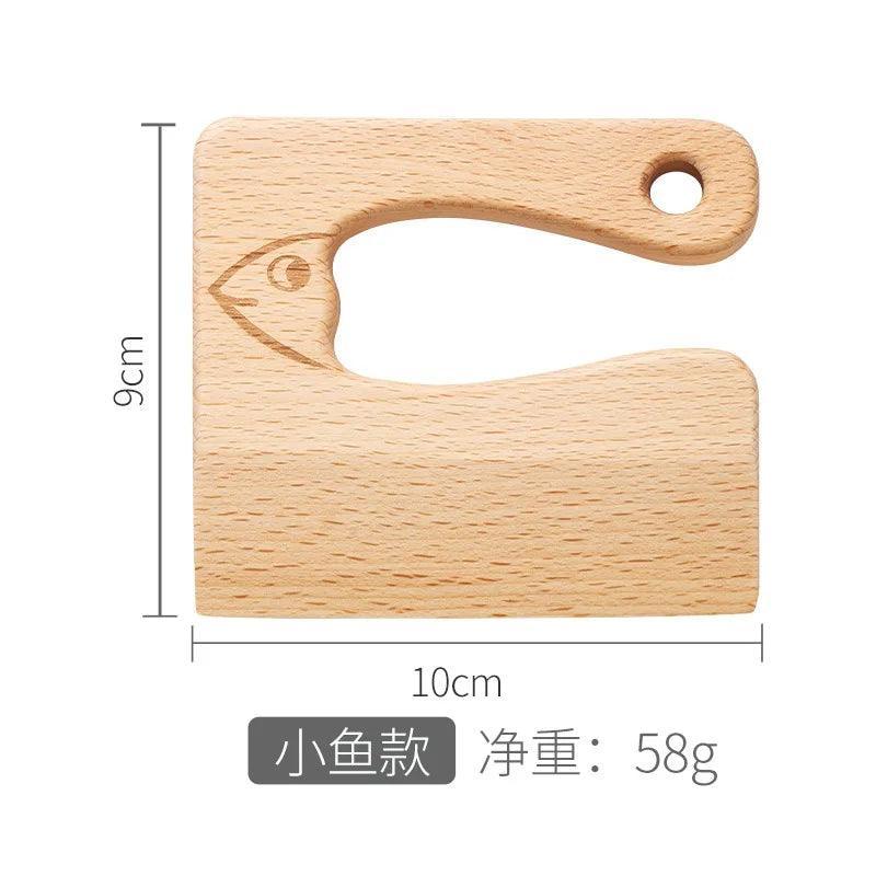 Wooden Kids Knife Cooking Toys Simulation Knives Cutting Fruit Vegetable Children Kitchen Pretend Play Toy Montessori Education - petguardiansupplies