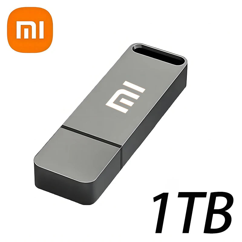 Xiaomi 16TB Flash Drive USB3.2 High Speed Transfer Metal Type C U Flash SSD Portable Mini Flash Drive Memory Waterproof U Drive - petguardiansupplies