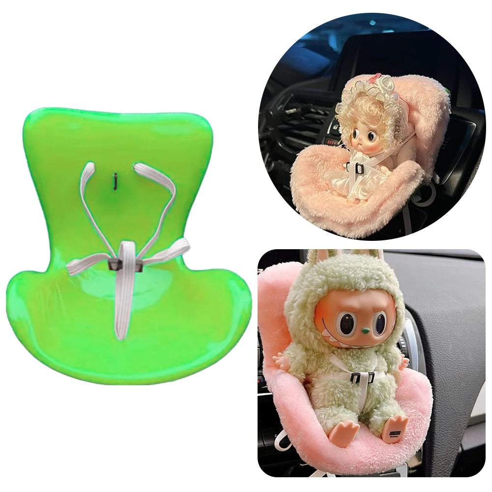 Car Doll Safety Seat for Labbubu Cartoon Doll Accessories for Labubu Doll - petguardiansupplies