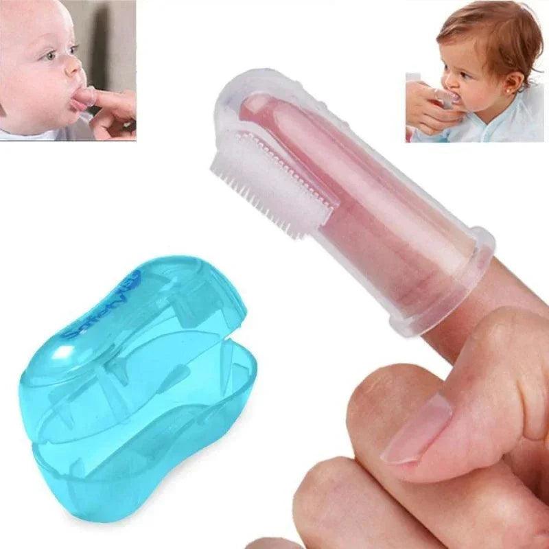 Super Soft Pet Finger Toothbrush Teddy Dog Brush Bad Breath Tartar Teeth Care Tool Dog Cat Cleaning Silicagel Pet Supplies - petguardiansupplies