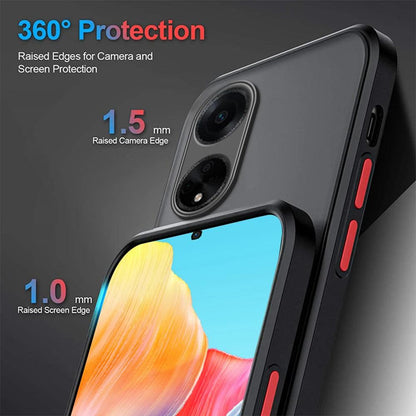 Case For OPPO A38 4G Cover On Orro Opo Appo A18 Capas Shockproof Phone Back Bumper Matte Translucent Coque funda OppoA38 4G A 38 - petguardiansupplies