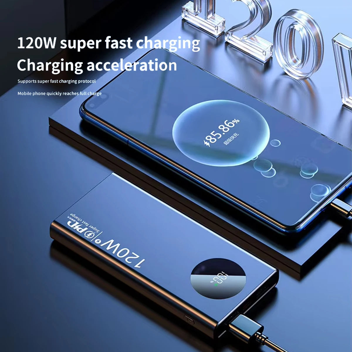 Power Bank Pack Fast Charger 20000mAh 2 USB External Battery For Mobile Phone - petguardiansupplies