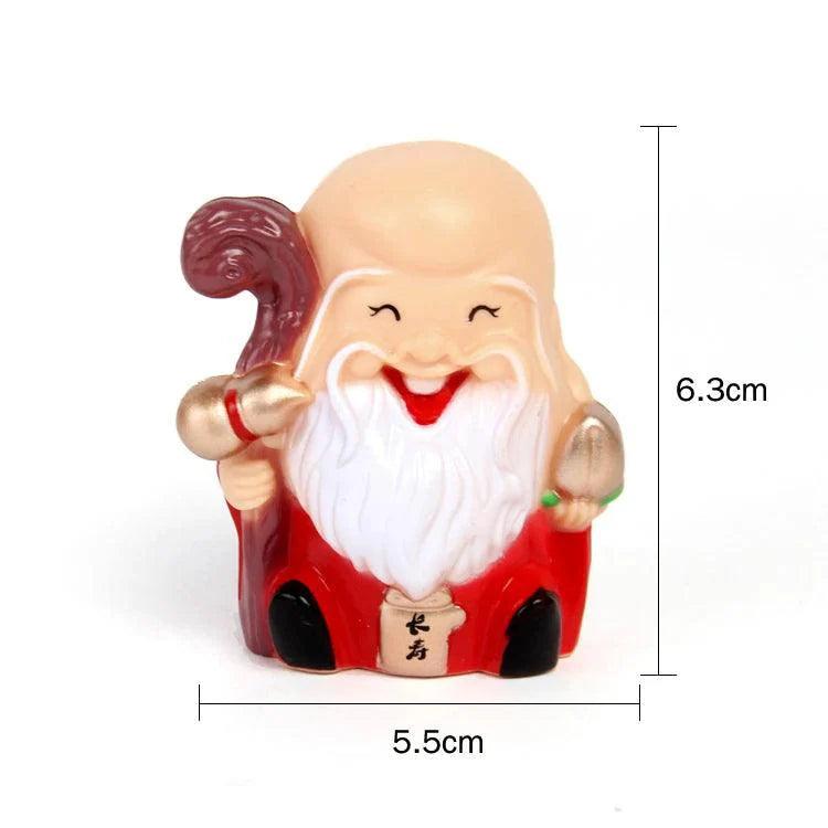 Longevity Grandma Grandpa Cake Topper for Old People Birthday Party Decoration Chinese Blessing Baking Supplies Dessert Gifts - petguardiansupplies