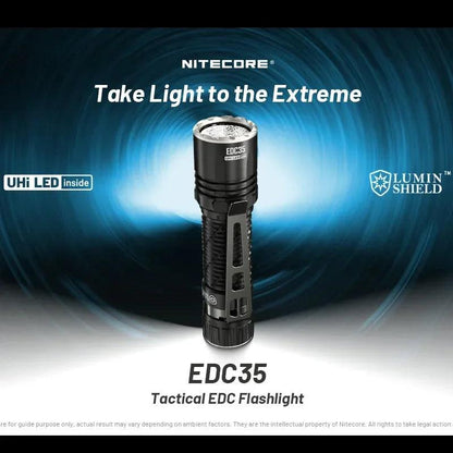 NITECORE EDC35 5000Lumens Rechargeable EDC Flashlight built-in 6000mAh battery - petguardiansupplies