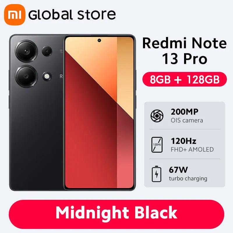 New Global Version Xiaomi Redmi Note 13 Pro 4G Smartphone MTK Helio G99-Ultra 6.67" AMOLED display 67W Turbo Charge with 5000mAh - petguardiansupplies