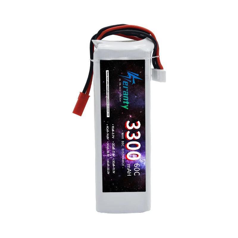 3300MAH 3S Lipo Battery 60C 11.1V For RC Helicopter Aircraft Quadcopter Cars Airplane 11.1V Battery With T JST XT30 XT60 Plug - petguardiansupplies