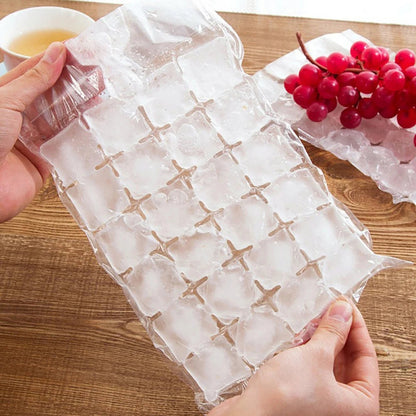 10-100pcs Disposable Ice Cube Bags Transparent Ice Mould Bags Kitchen Self-Sealing Ice Cube Maker Fast Freezing Ice-Making Bag - petguardiansupplies