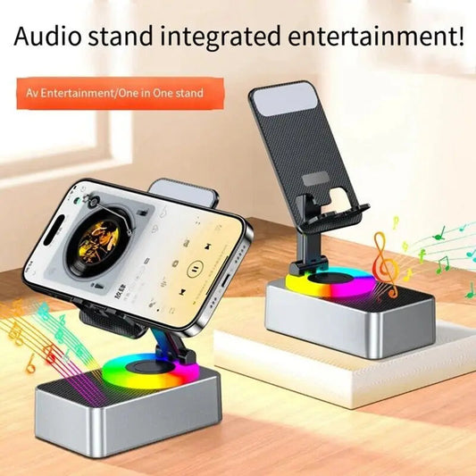 3-In-1 Mobile Phone Holder, Audio Power Bank, Bluetooth Call Speaker New - petguardiansupplies