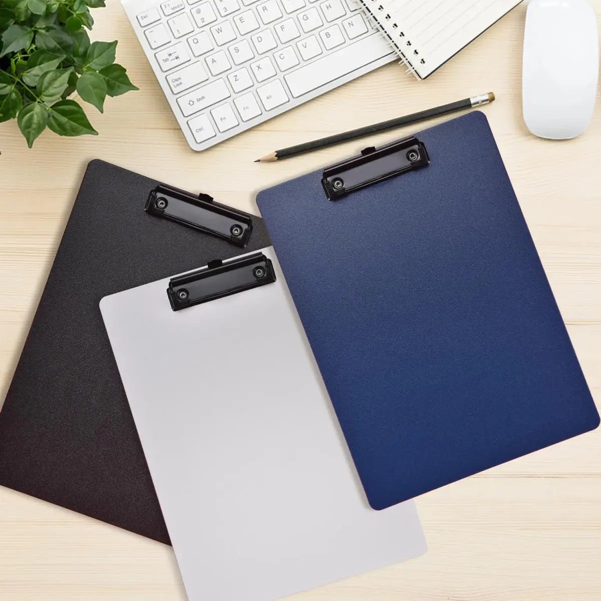 A4 File Folder Clipboard Writing Pad Memo Clip Board Clips Test Paper Storage Organizer School Supplies Office Stationary - petguardiansupplies