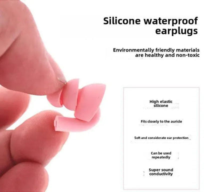 Optional Color Soundproof Dormitory Anti-noise Earplugs Silicone Swimming Anti-snoring Wholesale Boxed Waterproof Sleep Speci... - petguardiansupplies