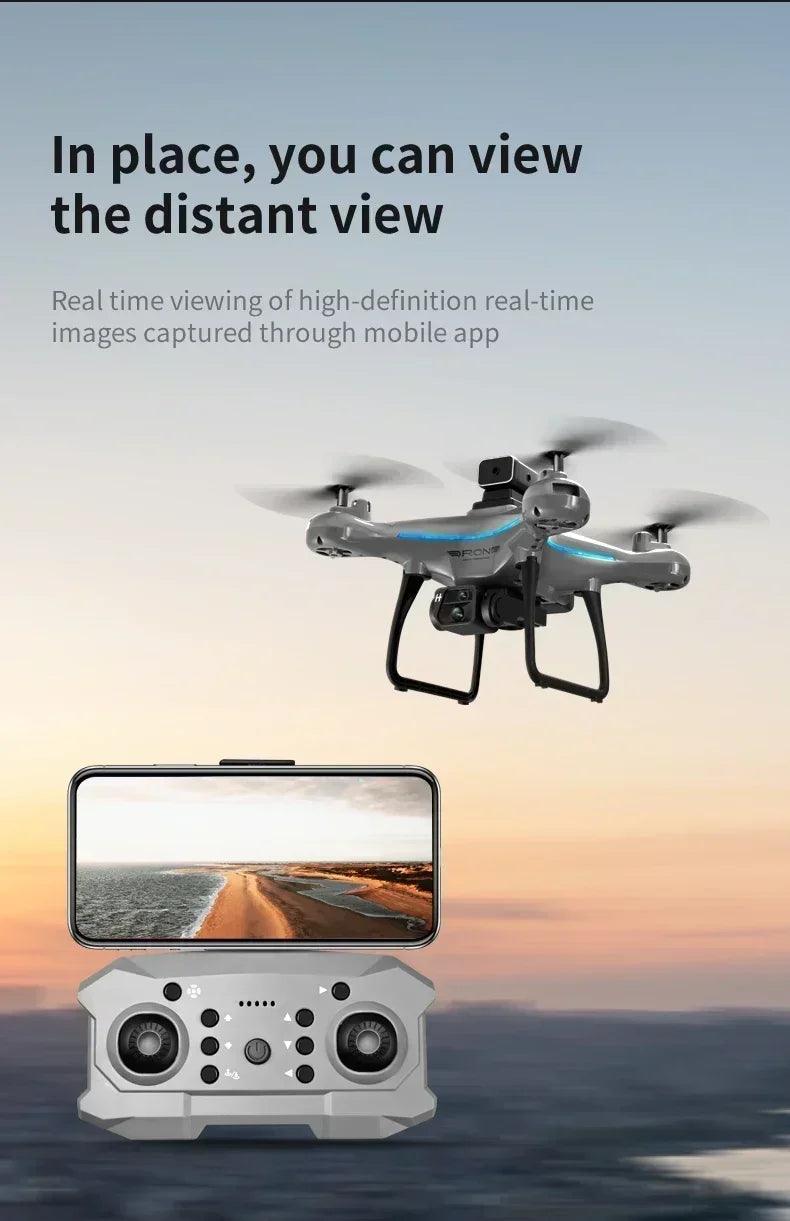 KY102 Drone Professional 8K HD Dual Camera Aerial 360 Obstacle Avoidance Optical Flow Four-Axis RC Aerocraft Drone 2024 New Toy - petguardiansupplies