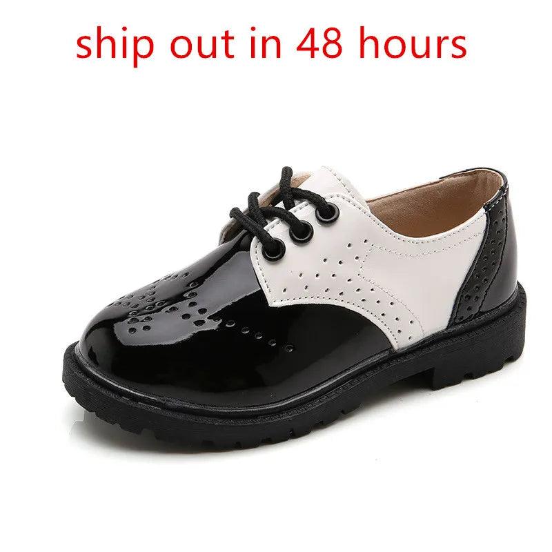 New Spring Summer Autumn Kids Shoes For Boys Girls British Style Children's Casual Sneakers PU Leather Fashion Shoes Formal Soft - petguardiansupplies