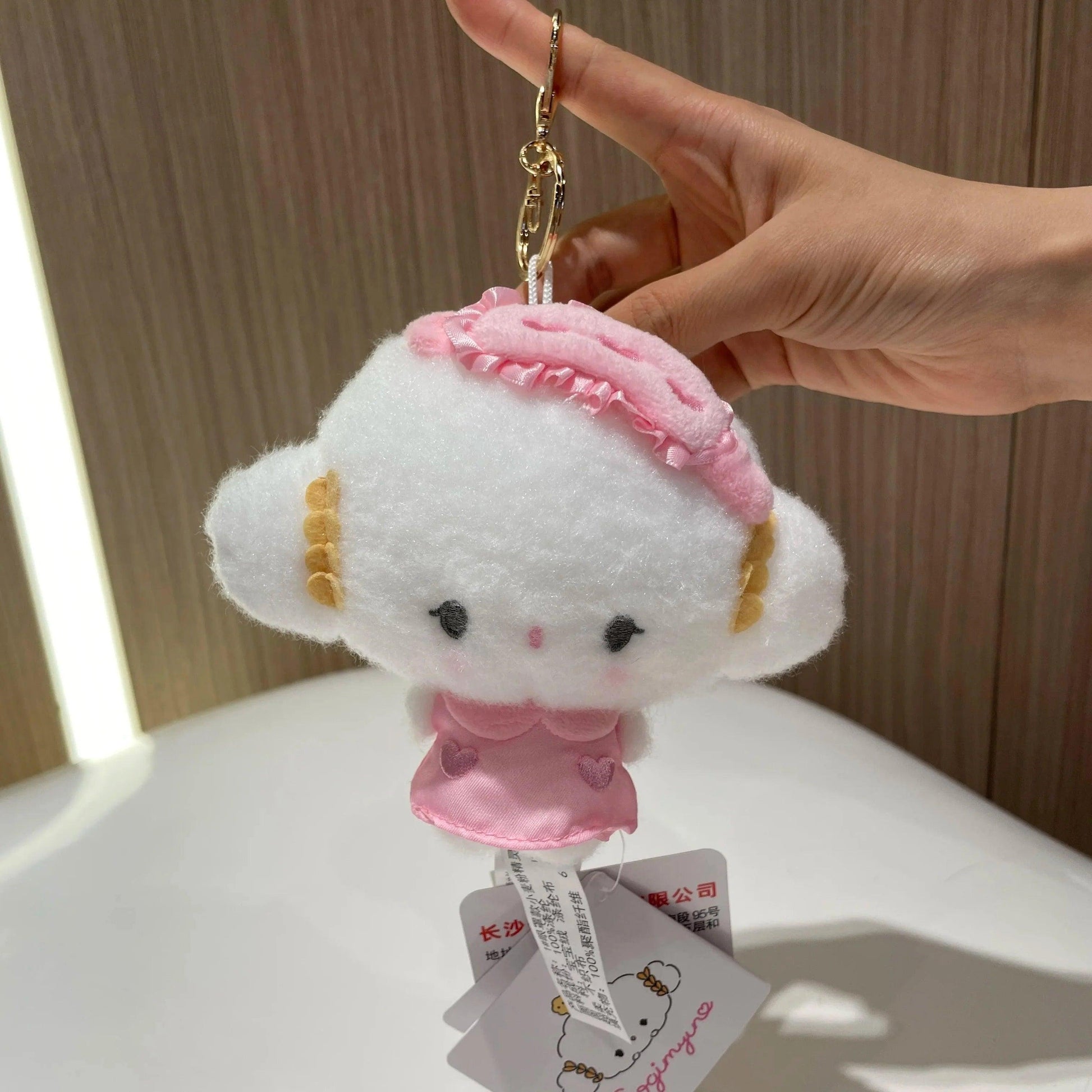 Genuine Sanrio Small Pendant Plush Toys Cartoon Dolls Hangyodon Kuromi Pachacco Soft Model Stuffed Toy Boy Girl Birthday Gifts - petguardiansupplies