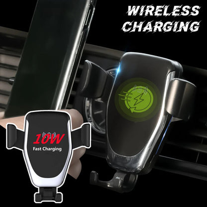 Qi Wireless Fast Charger Car Mount Air Vent Gravity Mobile Phone Holder Charging Stand For IPhone 14 13 12 11 Pro Xiaomi Samsung - petguardiansupplies