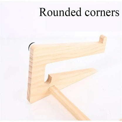 Universal Wooden Laptop Holder Detachable Base Stand Computer Cooling Bracket Suitable For Notebook Laptop Tablet 10-17 Inchs - petguardiansupplies