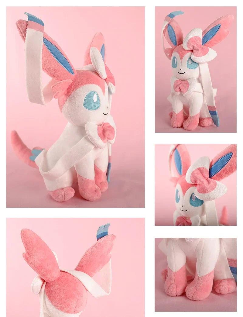 DuoDuoBao Original POKEMON Eevee Sylveon Umbreon Espeon Plush Toy Gengar Pikachu Charizard Plush Doll Soft Kawaii Toys Kids Gift - petguardiansupplies