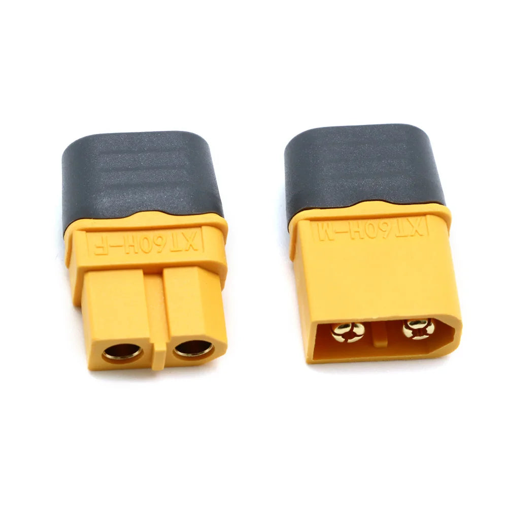 10 x Amass XT60+ XT60H Plug Connector With Sheath Housing 5 Male 5 Female (5 Pair ) For Rc Lipo Battery Rc Drone Car Boat - petguardiansupplies