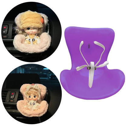 Car Doll Safety Seat for Labbubu Cartoon Doll Accessories for Labubu Doll - petguardiansupplies