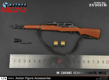 ZYTOYS ZY2015-ZY2019 1/6 Sniper Rifle 98K Type 99 M1 Garand NO4MKI M1891 Gun Model Scene Props Fit 12'' Soldier Action Figure - petguardiansupplies