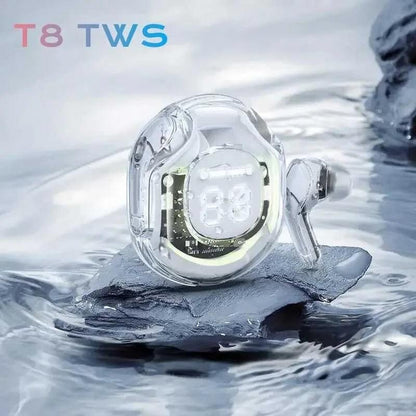 NEW T8 TWS Wireless Earphone Bluetooth 5.3 Headphones Sport Gaming Headsets Noise Reduction Earbuds Bass Touch Control for Phone - petguardiansupplies