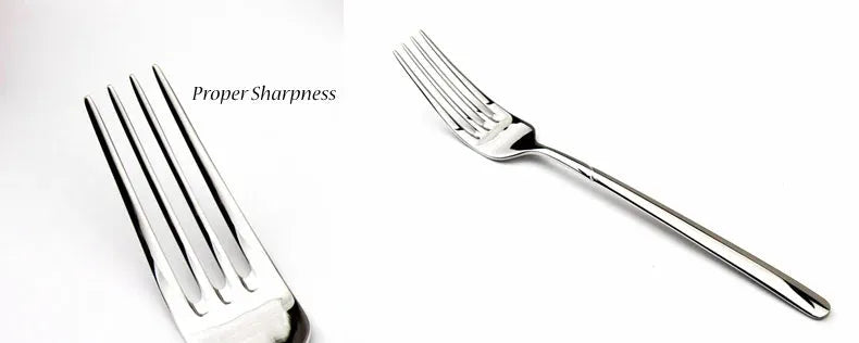 Cozy Zone Cutlery Set 24Pcs Stainless Steel Luxury Silverware Set Tableware Knives Forks Dining Dinner Set Western Restaurant - petguardiansupplies