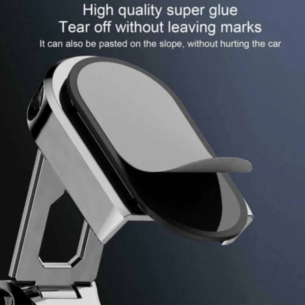 Strong Magnetic Foldable Car Phone Holder 360°Rotatable Alloy Magnet Mount Stand - petguardiansupplies