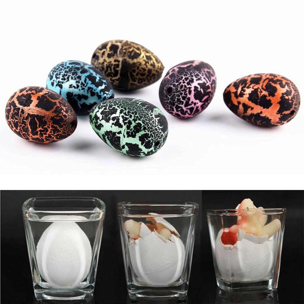 10pcs/set Magic Dinosaur Eggs Hatching in Water Growing Dinosaur Egg Animal Breeding Educational Toys for Children Kids Gifts - petguardiansupplies