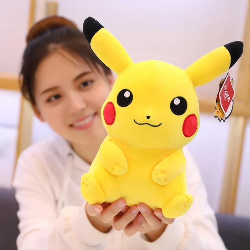 Original Pikachu Plush Toy Stuffed Doll Anime Pokemon Peluche Pillow Appease Baby Birthday Present Xmas Gift For Kids - petguardiansupplies