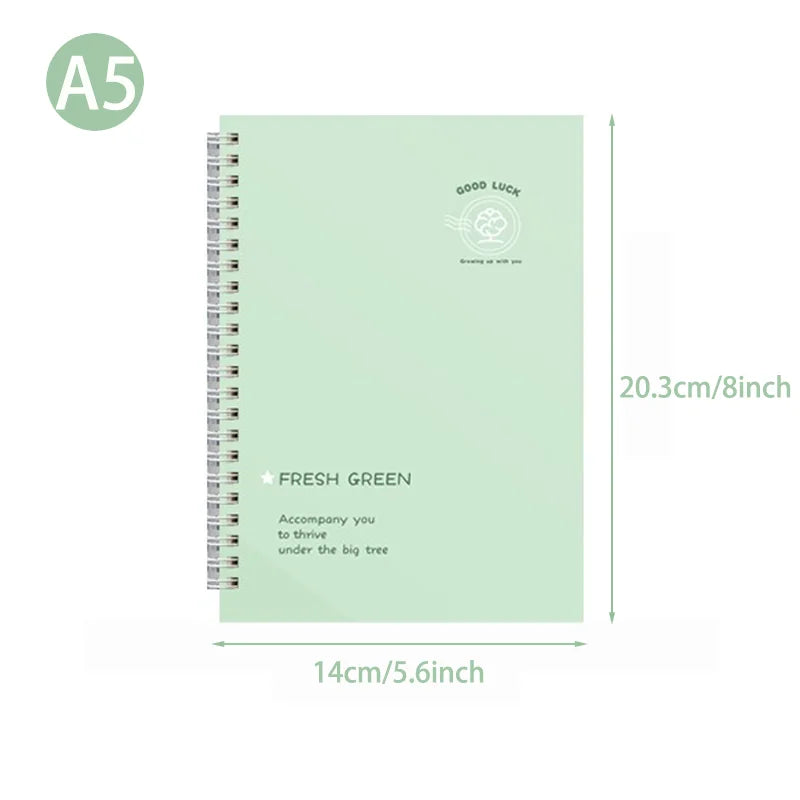 4Pcs/set thickened a5 coil notebook, book, simple notepad, student, high-value exercise book - petguardiansupplies